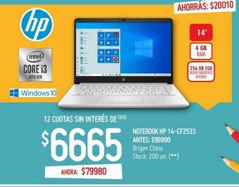 Changomas Notebook hp oferta