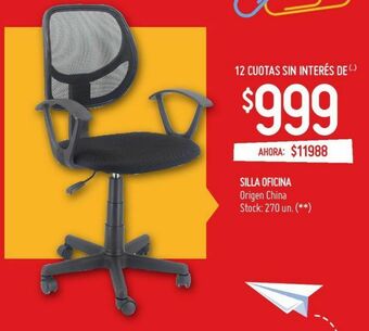 Changomas Silla oficina oferta