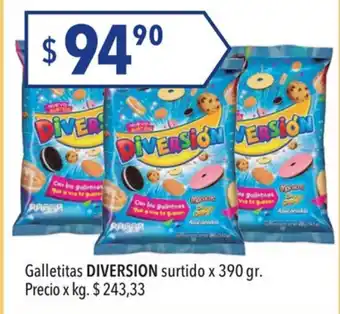 Hergo Diversion Galletitas Surtido 390gr oferta