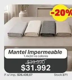 Ferniplast Mantel impermeable oferta