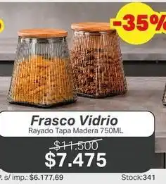 Ferniplast Frasco vidrio rayado oferta