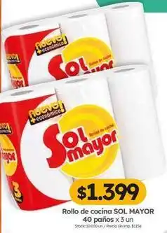 Cordiez Sol mayor - rollo de cocina oferta
