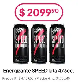 Hergo Lider energizante speed oferta