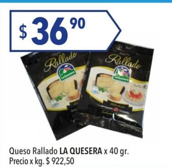Hergo La Quesera Queso Rallado x 40gr oferta