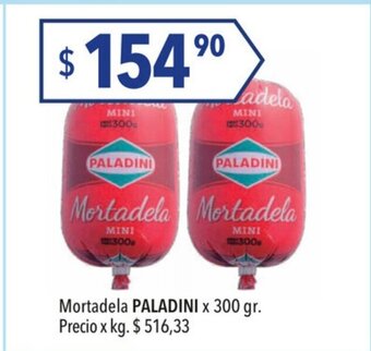 Hergo Paladini Mortadela x 300gr oferta