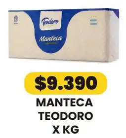 Autoservicio Capo Teodoro manteca oferta