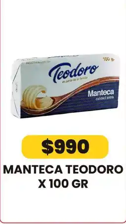 Autoservicio Capo Teodoro manteca oferta