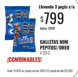 Supermercados Tadicor Mini pepitos! / oreo oferta