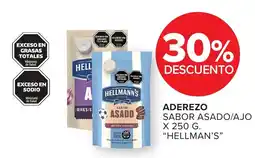 Carrefour Market Hellmann's aderezo sabor asado/ajo oferta