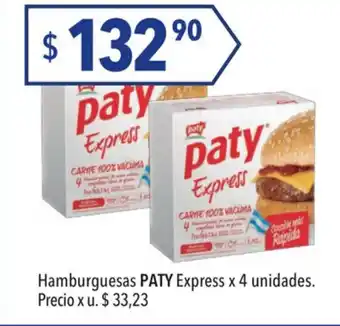 Hergo Paty Hamburguesas Express x 4 unidades oferta