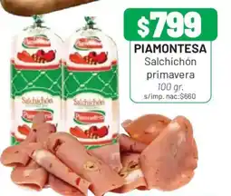Almacor Piamontesa salchichón primavera oferta