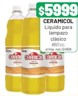 Almacor Ceramicol liquido para lampazo clasico oferta