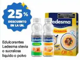 Supermercados Damesco Ledesma edulcorantes stevia o sucralosa oferta