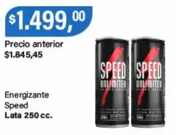 Supermercados Damesco Speed energizante oferta