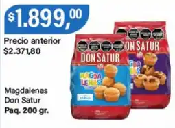 Supermercados Damesco Don satur magdalenas oferta