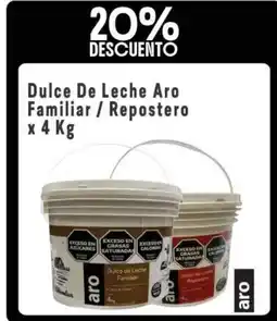 Makro Aro dulce de leche familiar / repostero oferta