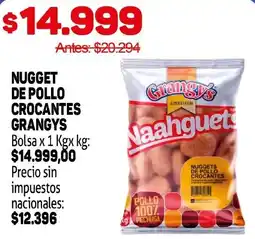 Makro Grangys nugget de pollo crocantes oferta