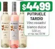 Almacor Putruele - putruele tardío vino rosado/blanco dulce 500 cc oferta