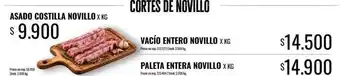 Supermercados Tadicor Asado costilla novillo oferta