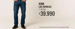 Supermercados Tadicor Jean las espuelas t. 42/56 oferta
