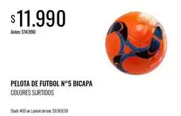 Supermercados Tadicor Pelota de futbol n 5 bicapa oferta