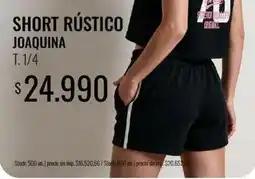 Supermercados Tadicor Short rústico oferta