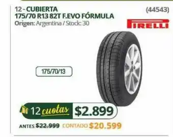 Hendel Cubierta 175-70 R13 82t F.evo Fórmula Firelli oferta