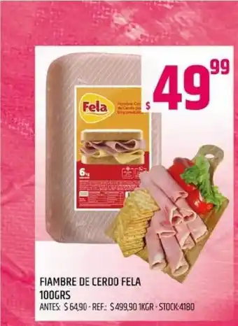 Supermercados Todo Fela Fiambre De Cerdo 100grs oferta