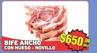 Bife Ancho Con Hueso-Novillo