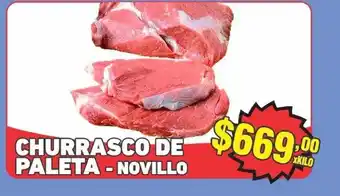Granja 2 Cuñados Churrasco De Paleta-Novillo oferta