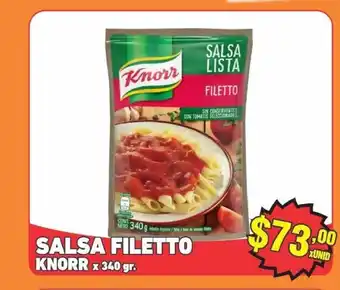 Knorr Salsa Filetto x 340gr.