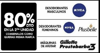 Disco Desodorante nivea oferta