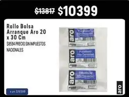 Makro Aro - rollo bolsa arranque 20 x 30 cm oferta