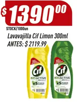 Supermercados Comodin Cif lavavajilla limon oferta