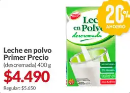 Supermercados Aiello Primer Precio leche en polvo descremada oferta
