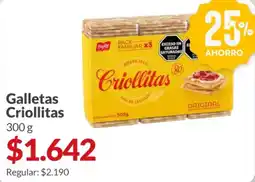 Supermercados Aiello Bagley galletas criollitas oferta