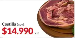 Supermercados Aiello Costilla (nov) oferta