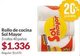 Supermercados Aiello Sol mayor rollo de cocina oferta