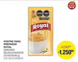 Atomo Conviene Royal postre para preparar sabores seleccionados oferta