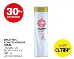Atomo Conviene Sedal shampoo / acondicionador oferta