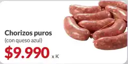 Supermercados Aiello Chorizos puros (con queso azul) oferta