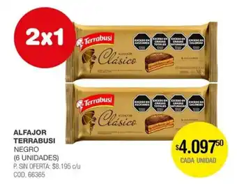 Terrabusi alfajor negro