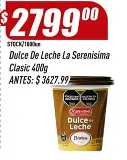 Supermercados Comodin La serenisima dulce de leche clasico oferta