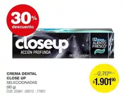 Atomo Conviene Closeup crema dental seleccionadas oferta