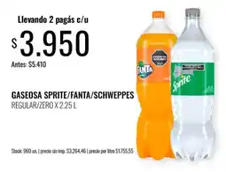 Super MAMI Fanta gaseosa sprite/fanta/schweppes regular/zero oferta