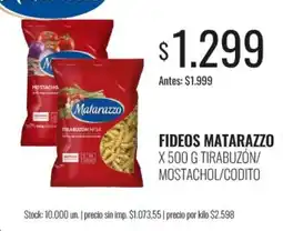 Super MAMI Matarazzo fideos oferta