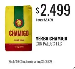 Super MAMI Chamigo yerba chamigo con palos oferta