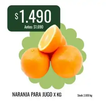Super MAMI Naranja para jugo x kg oferta