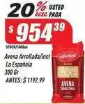 Supermercados Comodin La española - avena arrollada/inst oferta