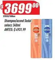 Supermercados Comodin Sedal - shampoo/acond selections oferta